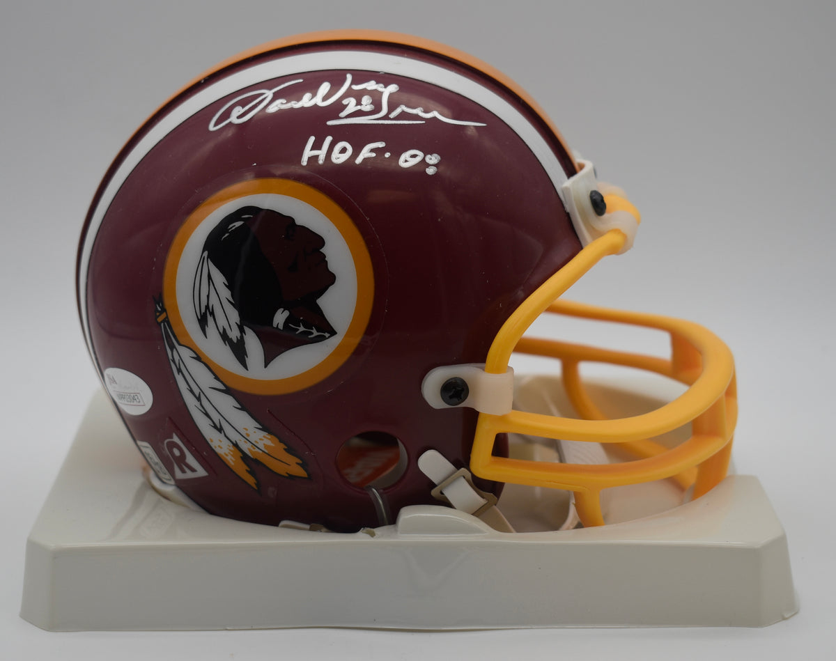 Darrell Green HOF Redskins Signed/Inscribed Mini Football Helmet JSA  211967