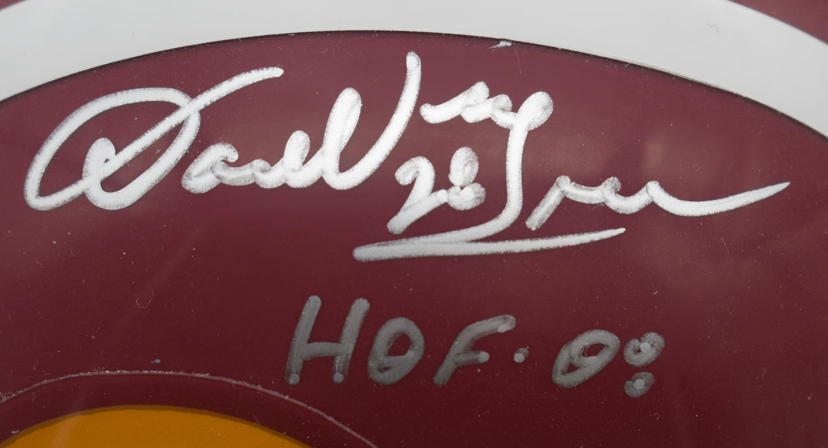 Darrell Green HOF Redskins Signed/Inscribed Mini Football Helmet JSA  211967
