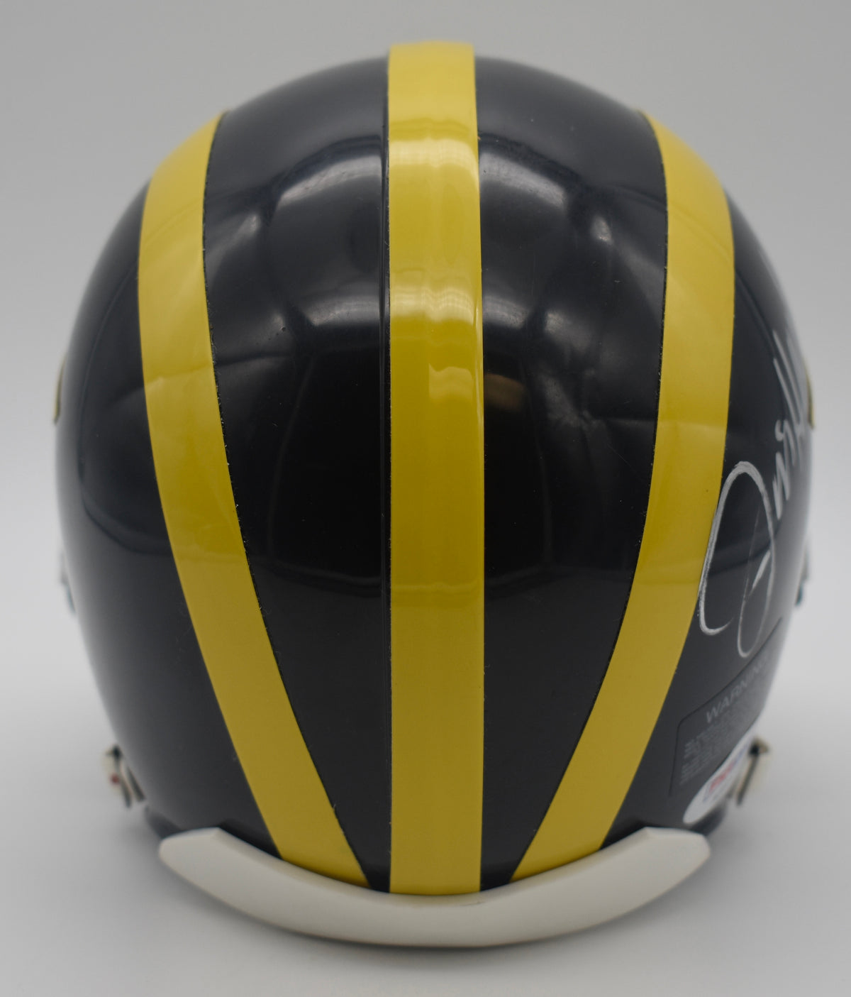Jim Harbaugh HOF Michigan Signed/Auto Mini Football Helmet PSA/DNA 211977