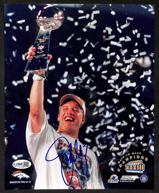 John Elway HOF Signed/Autographed 8x10 Photo Broncos JSA 212237