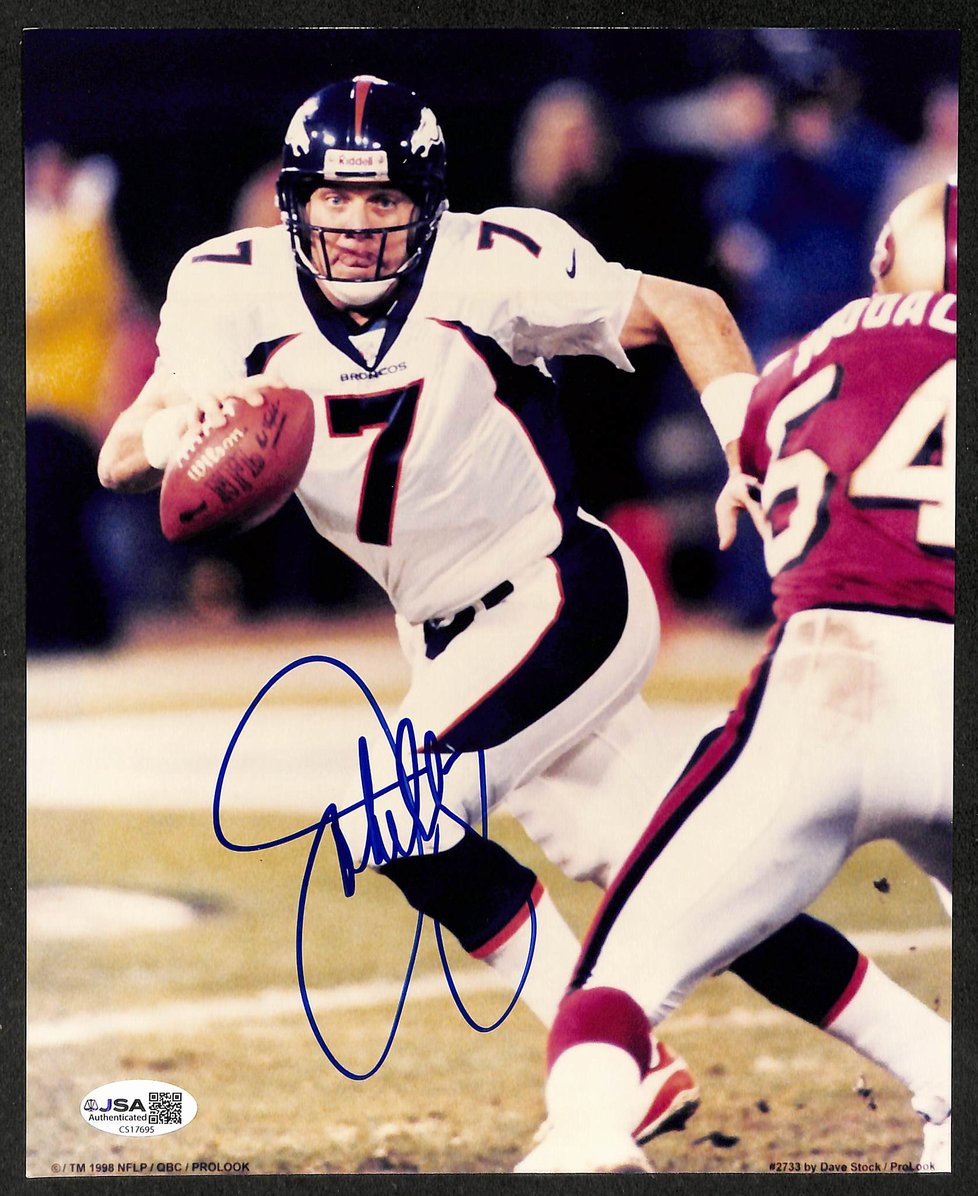John Elway HOF Signed/Autographed 8x10 Photo Broncos JSA 212238