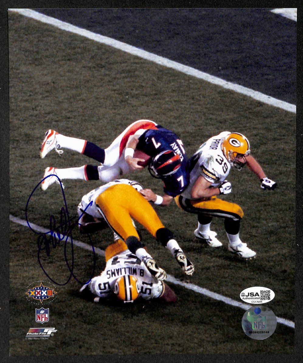 John Elway HOF Signed/Autographed 8x10 Photo Broncos JSA 212239