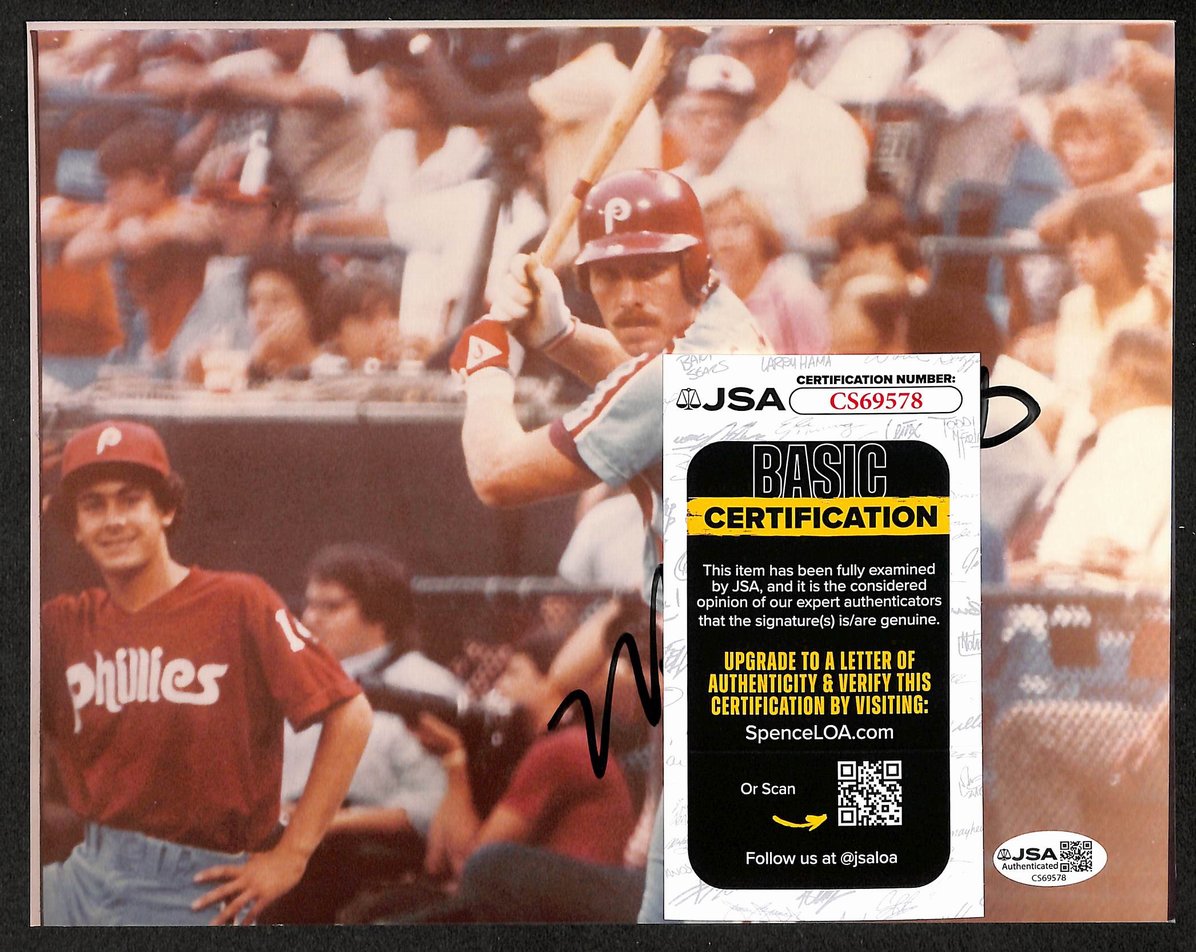 Mike Schmidt HOF Signed/Autographed 8x10 Photo Phillies JSA 212244