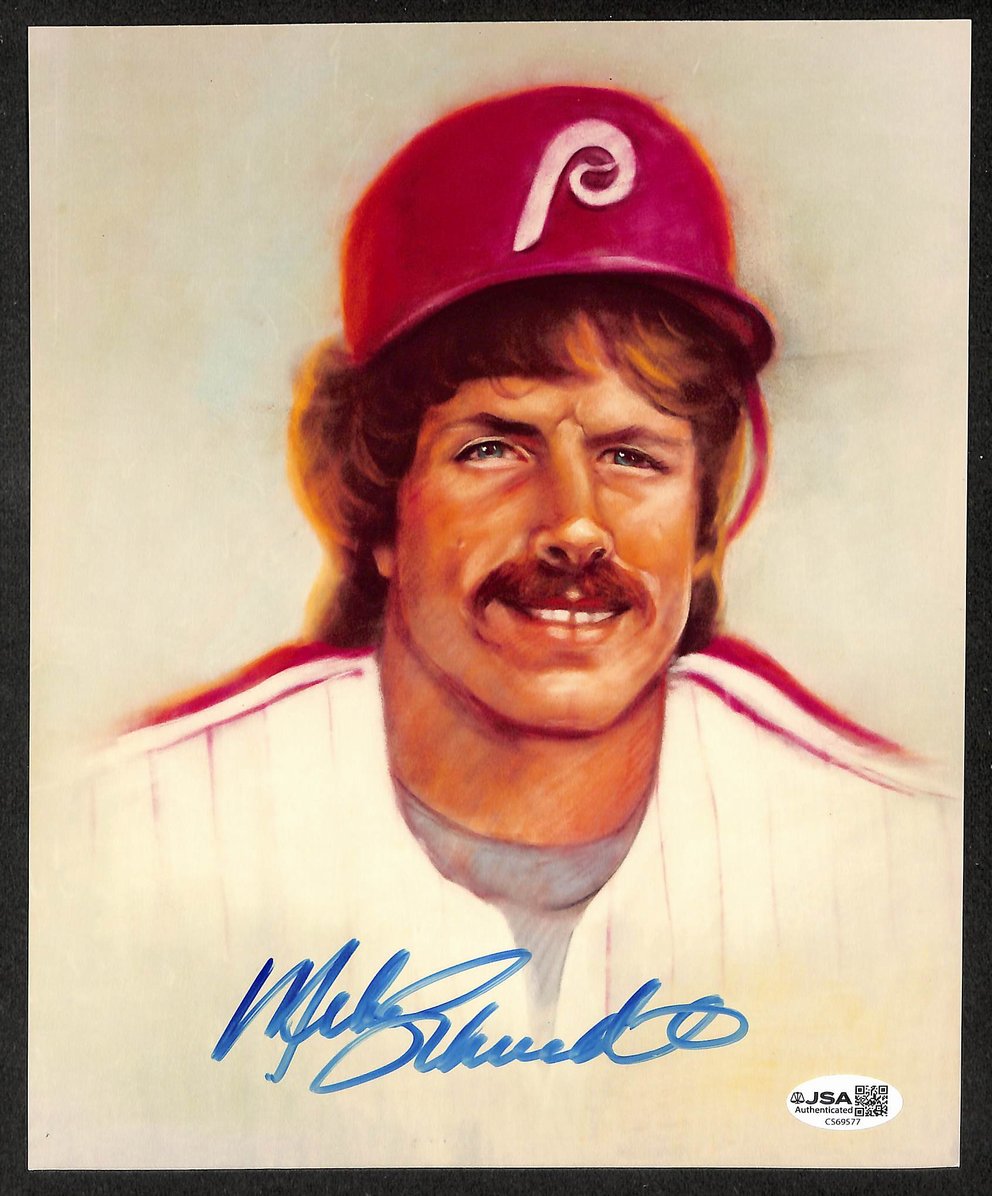 Mike Schmidt HOF Signed/Autographed 8x10 Photo Phillies JSA 212245