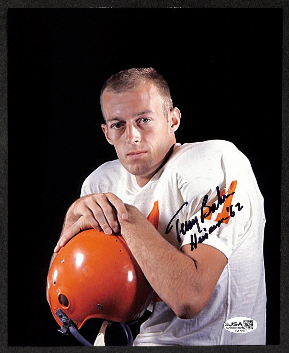 Terry Baker Signed/Autographed 8x10 Photo Oregon St Heisman JSA 212246