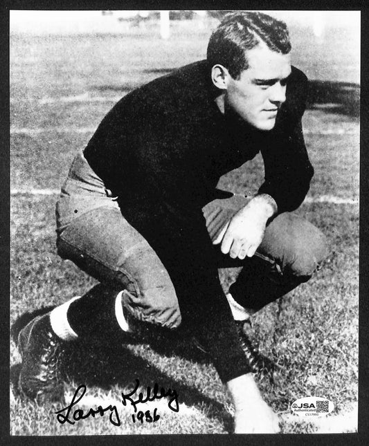Larry Kelley Signed/Autographed 8x10 Photo 1936 Heisman JSA 212248
