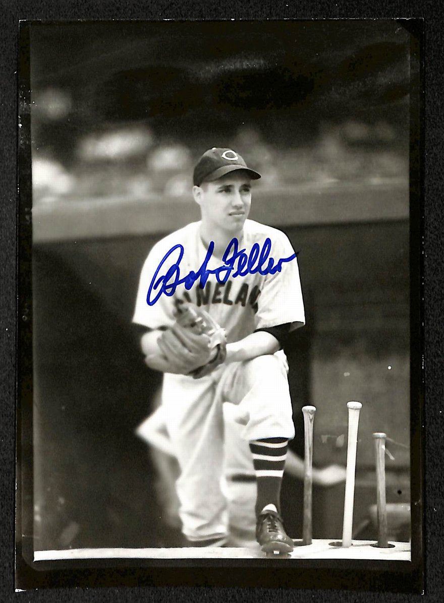 Bob Feller HOF Signed/Autographed 5x7 Photo Indians JSA 212232