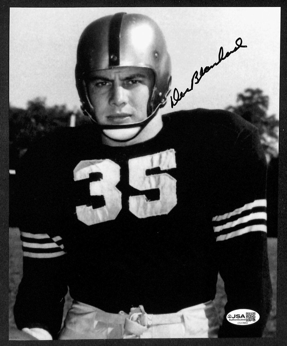 Doc Blanchard Signed/Autographed 8x10 Photo ARMY Heisman JSA 212801