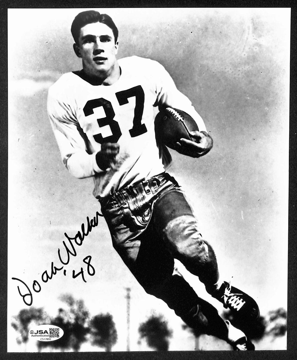 Doak Walker Signed/Autographed 8x10 Photo SMU Heisman JSA 212802