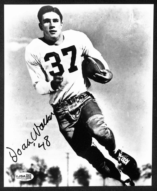 Doak Walker Signed/Autographed 8x10 Photo SMU Heisman JSA 212802