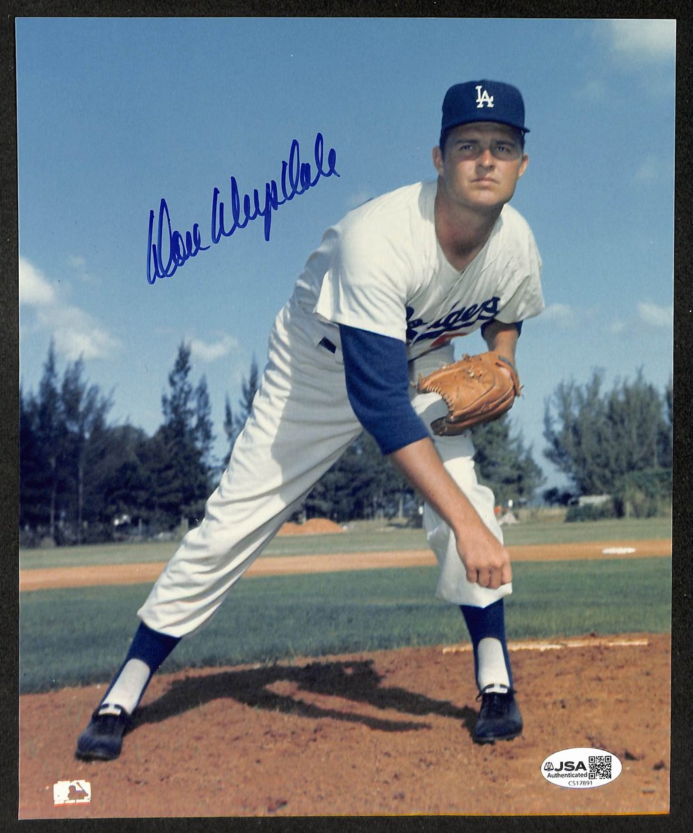 Don Drysdale HOF Signed/Autographed 8x10 Photo Dodgers JSA 212803