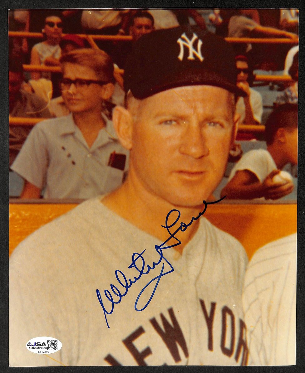 Whitey Ford HOF Signed/Autographed 8x10 Photo Yankees JSA 212804