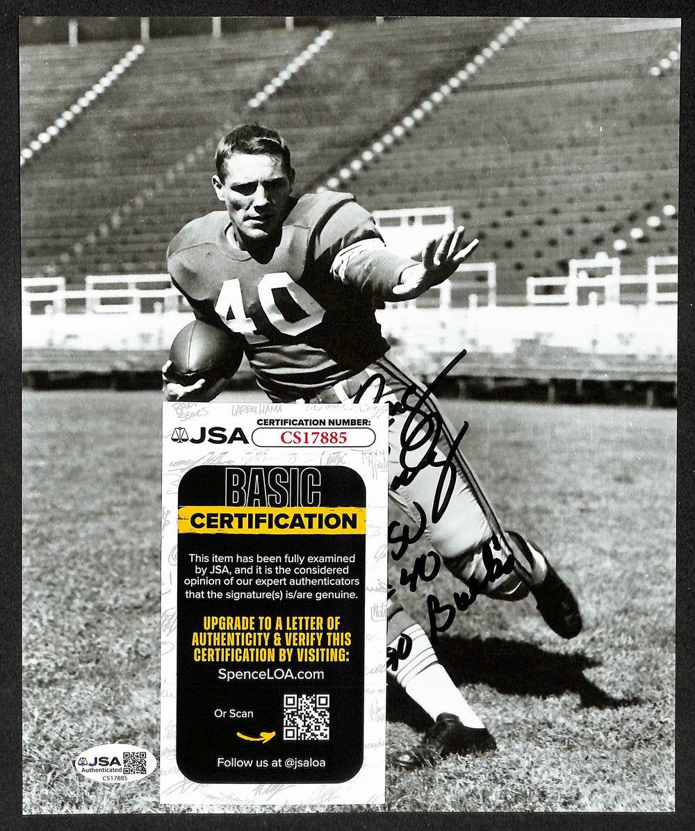 Hopalong Cassidy Signed/Autographed 8x10 Photo Ohio St Heisman JSA 212809