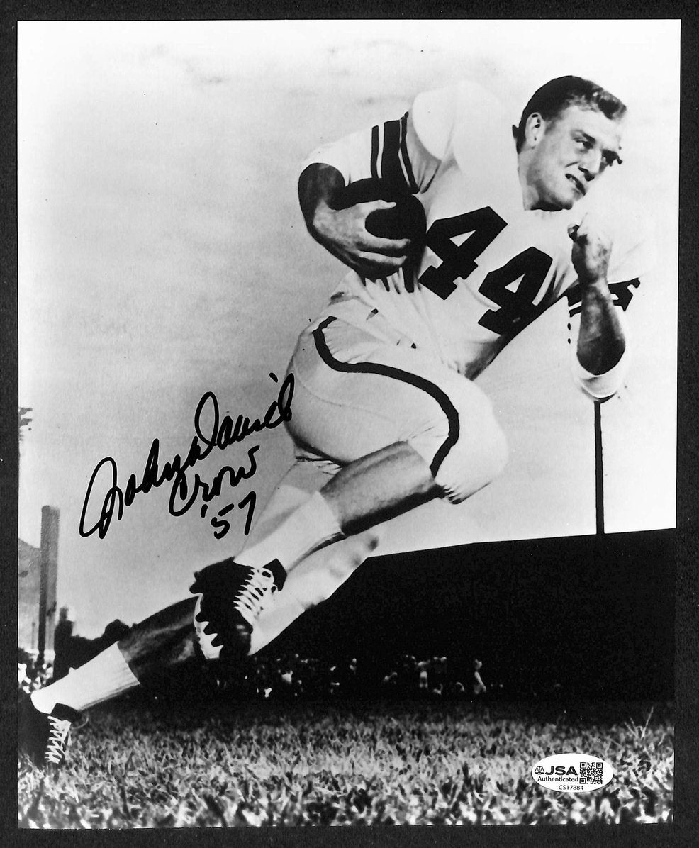John David Crow Signed/Autographed 8x10 Photo Texas A&M Heisman JSA 212810