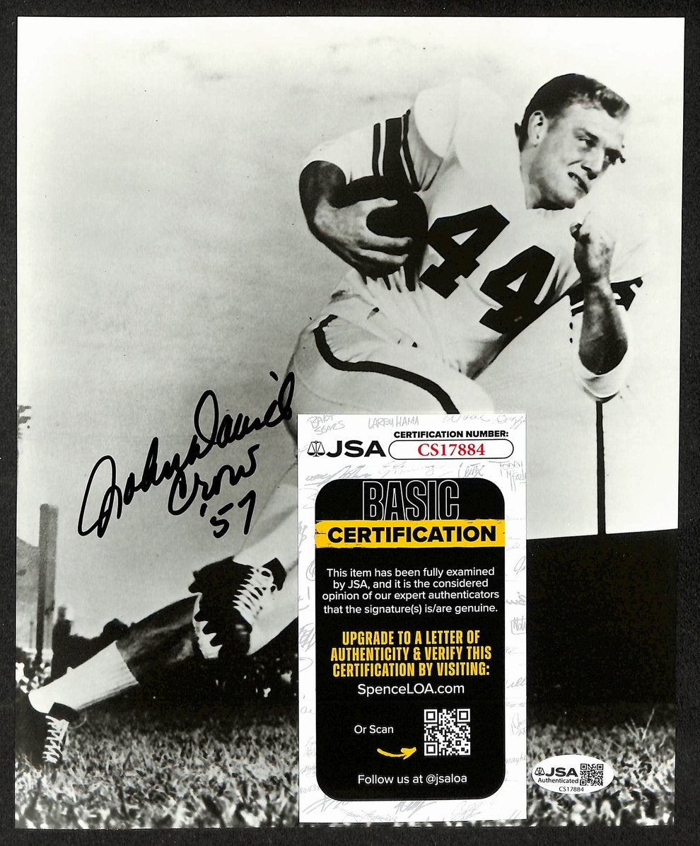 John David Crow Signed/Autographed 8x10 Photo Texas A&M Heisman JSA 212810