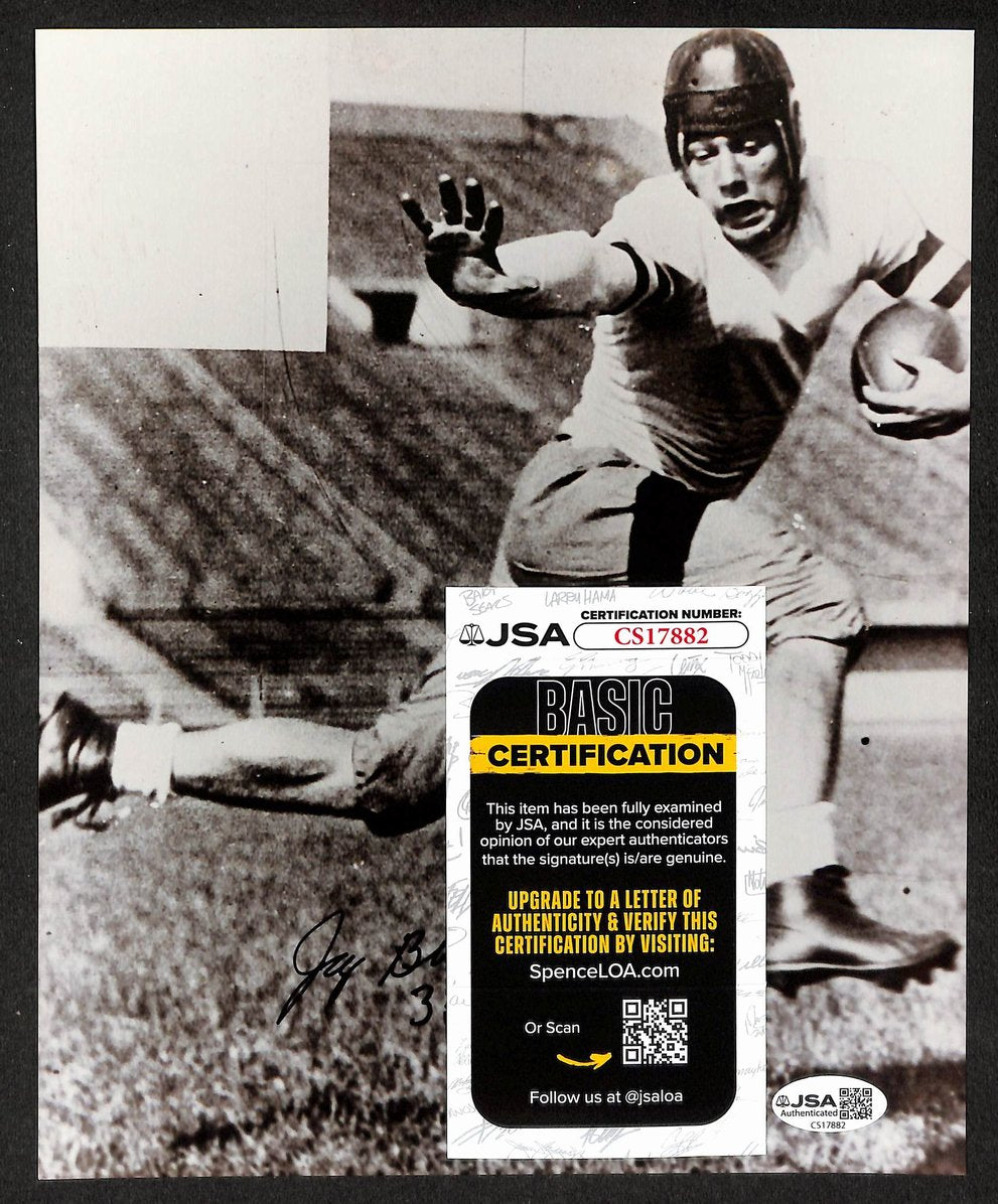 Jay Berwanger Signed/Autographed 8x10 Photo Chicago Heisman JSA 212812