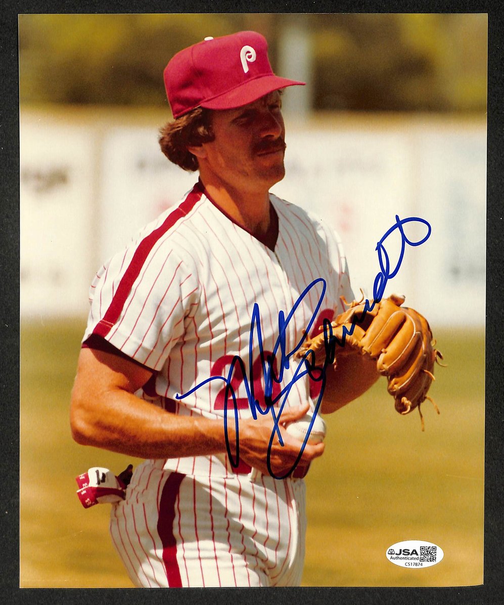 Mike Schmidt HOF Signed/Autographed 8x10 Photo Phillies JSA 212820