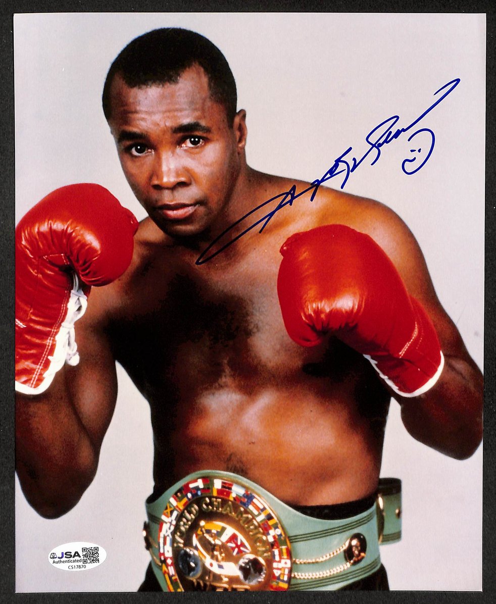 Sugar Ray Leonard Signed/Autographed 8x10 Photo Boxing JSA 212824