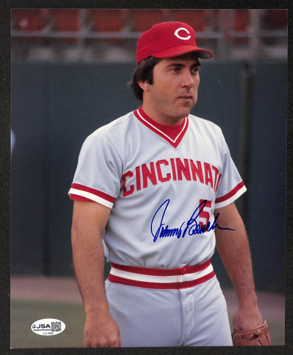 Johnny Bench HOF Signed/Autographed 8x10 Photo Reds JSA 212825