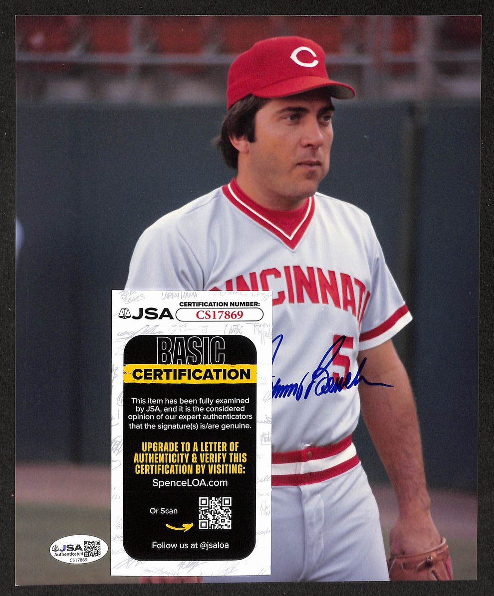 Johnny Bench HOF Signed/Autographed 8x10 Photo Reds JSA 212825