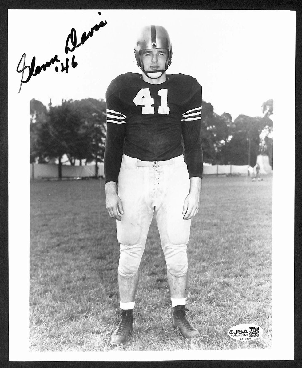 Glenn Davis Signed/Autographed 8x10 Photo ARMY Heisman JSA 212828