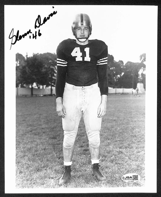 Glenn Davis Signed/Autographed 8x10 Photo ARMY Heisman JSA 212828