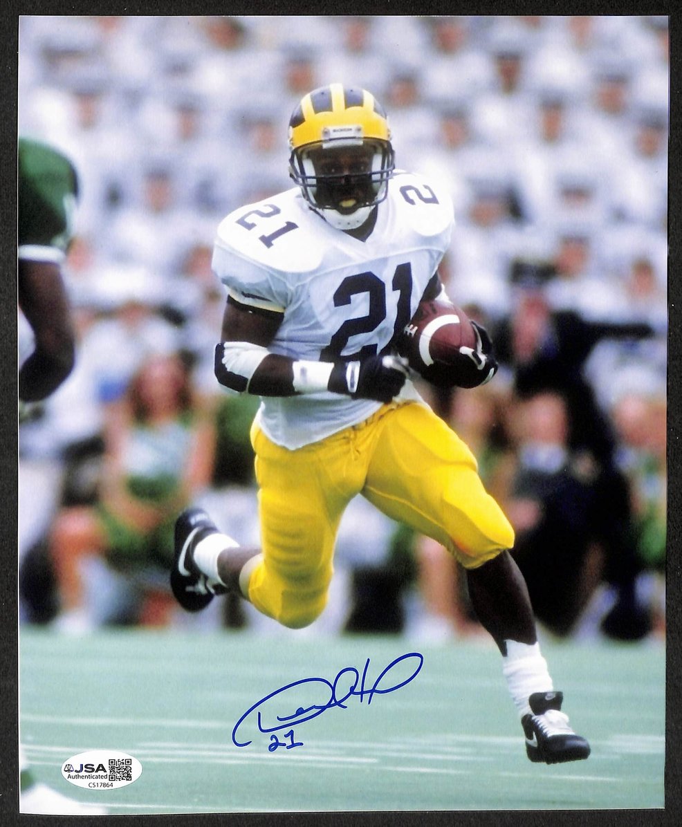 Desmond Howard Signed/Autographed 8x10 Photo Michigan Heisman JSA 212830