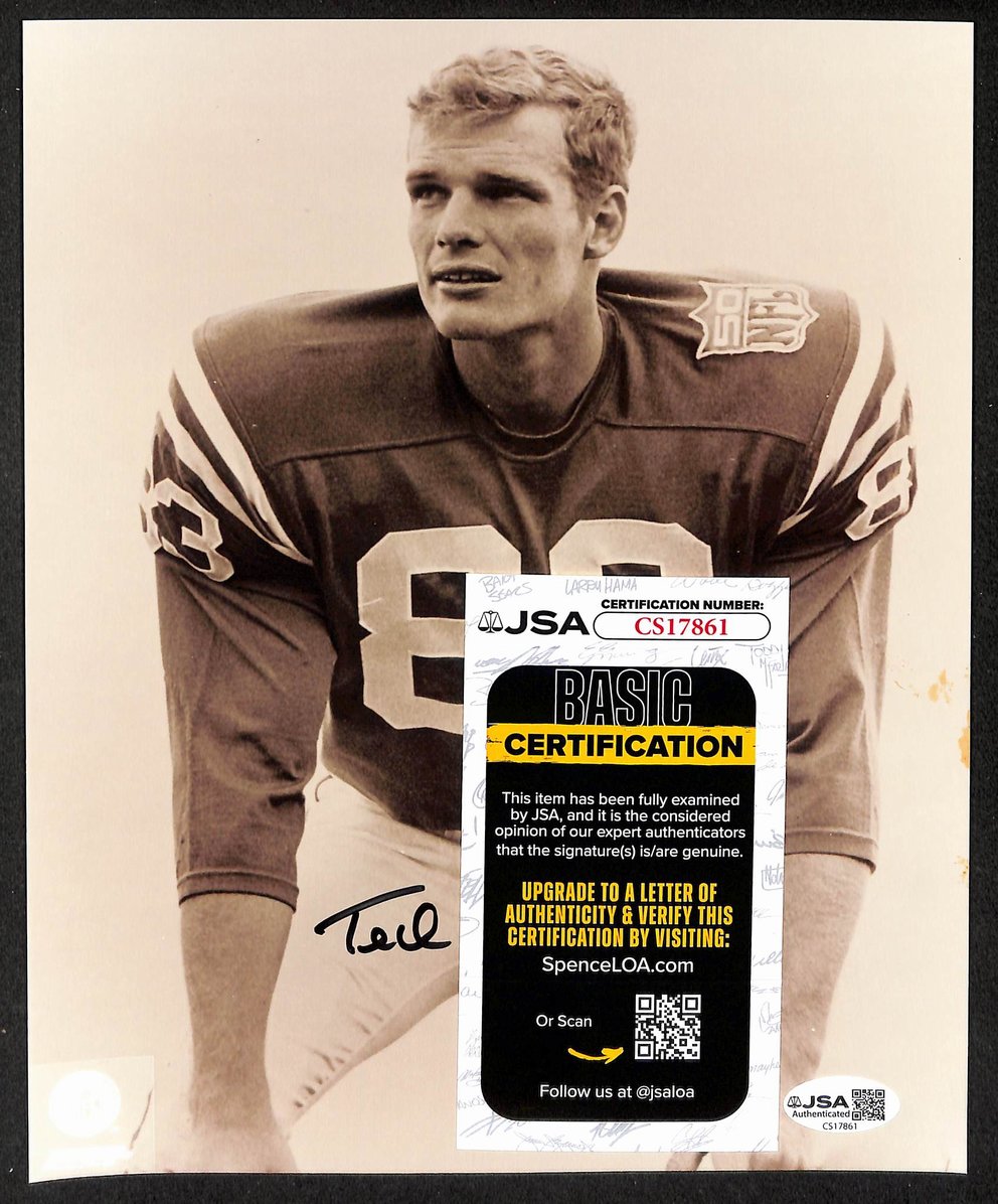 Ted Hendricks Signed/Autographed 8x10 Photo Colts 1969 JSA 212833