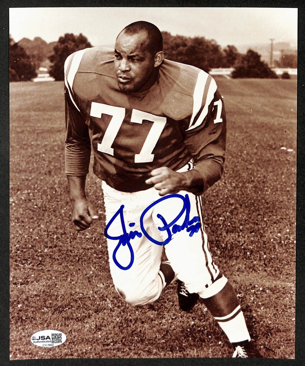Jim Parker Signed/Autographed 8x10 Photo Colts JSA 212834