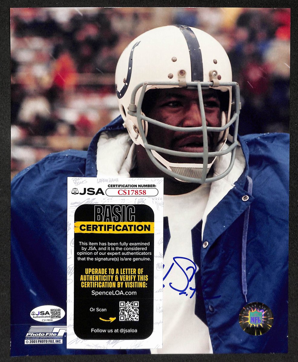 Bubba Smith Signed/Autographed 8x10 Photo Colts JSA 212836