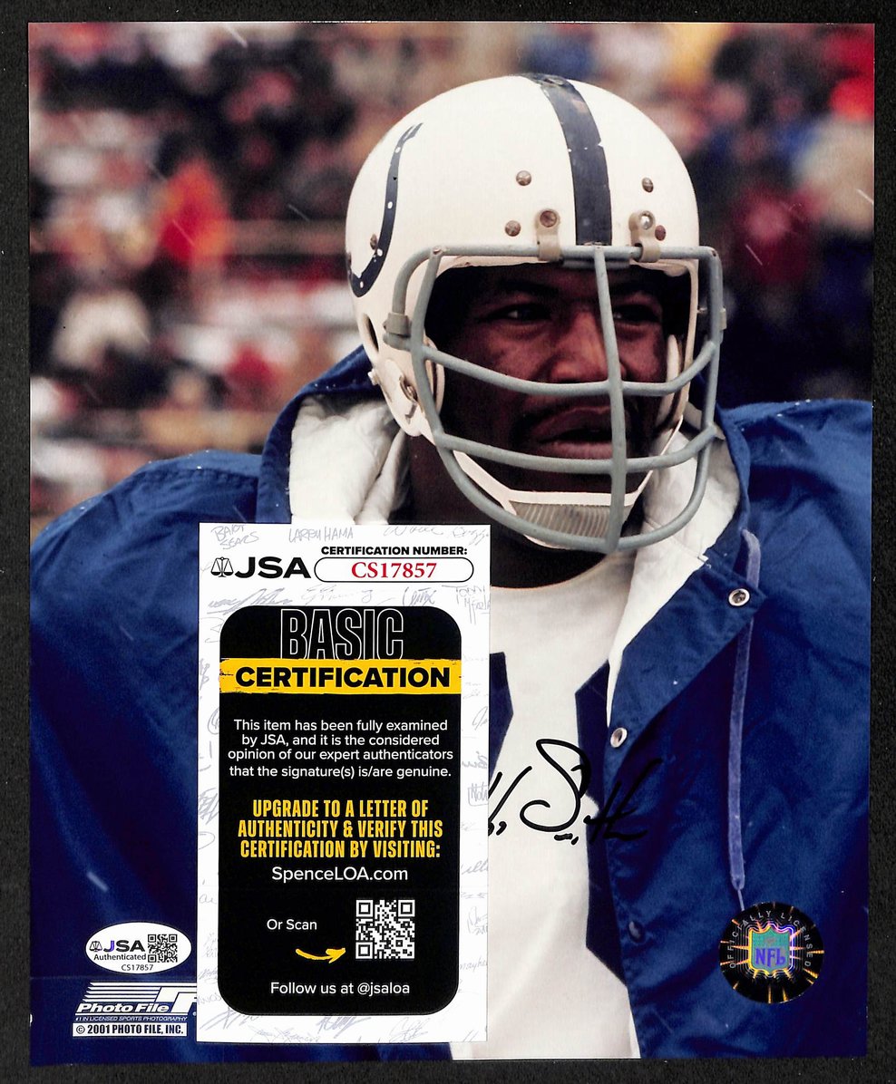 Bubba Smith Signed/Autographed 8x10 Photo Colts JSA 212837