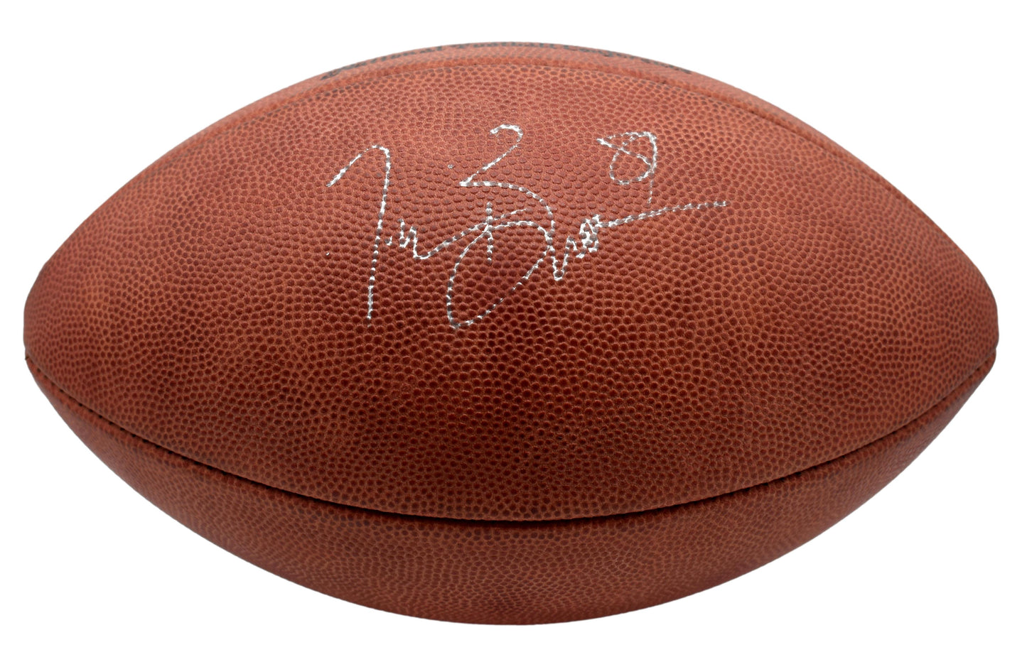 Tim Brown HOF Signed/Autographed Official Leather NFL Football Raiders JSA 12847