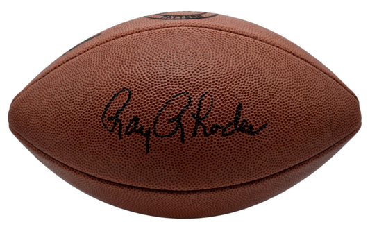 Ray Rhodes Signed/Autographed Wilson DUKE NFL Football Packers JSA 212848
