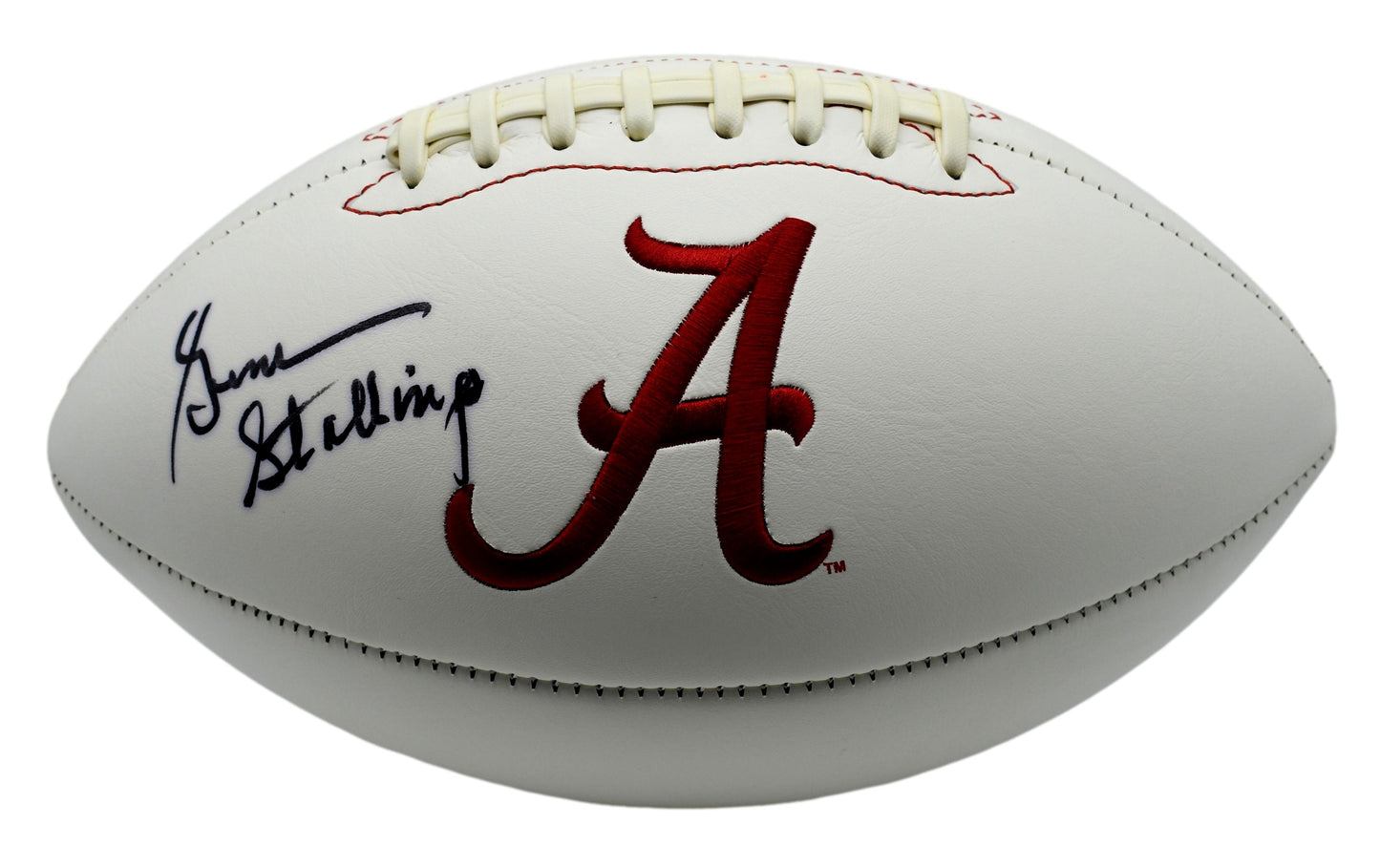 Gene Stallings Signed/Autographed Alabama Crimson Tide Logo Football JSA 212852