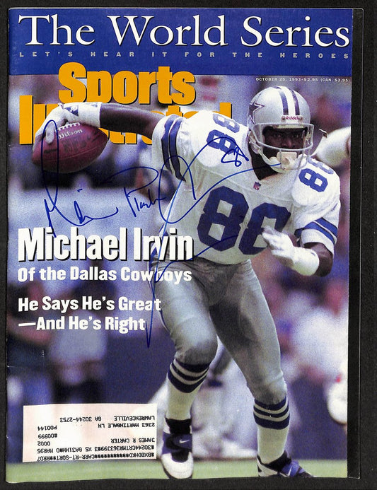Michael Irvin HOF Signed/Autographed 1993 Sports Illustrated Cowboys JSA 212900