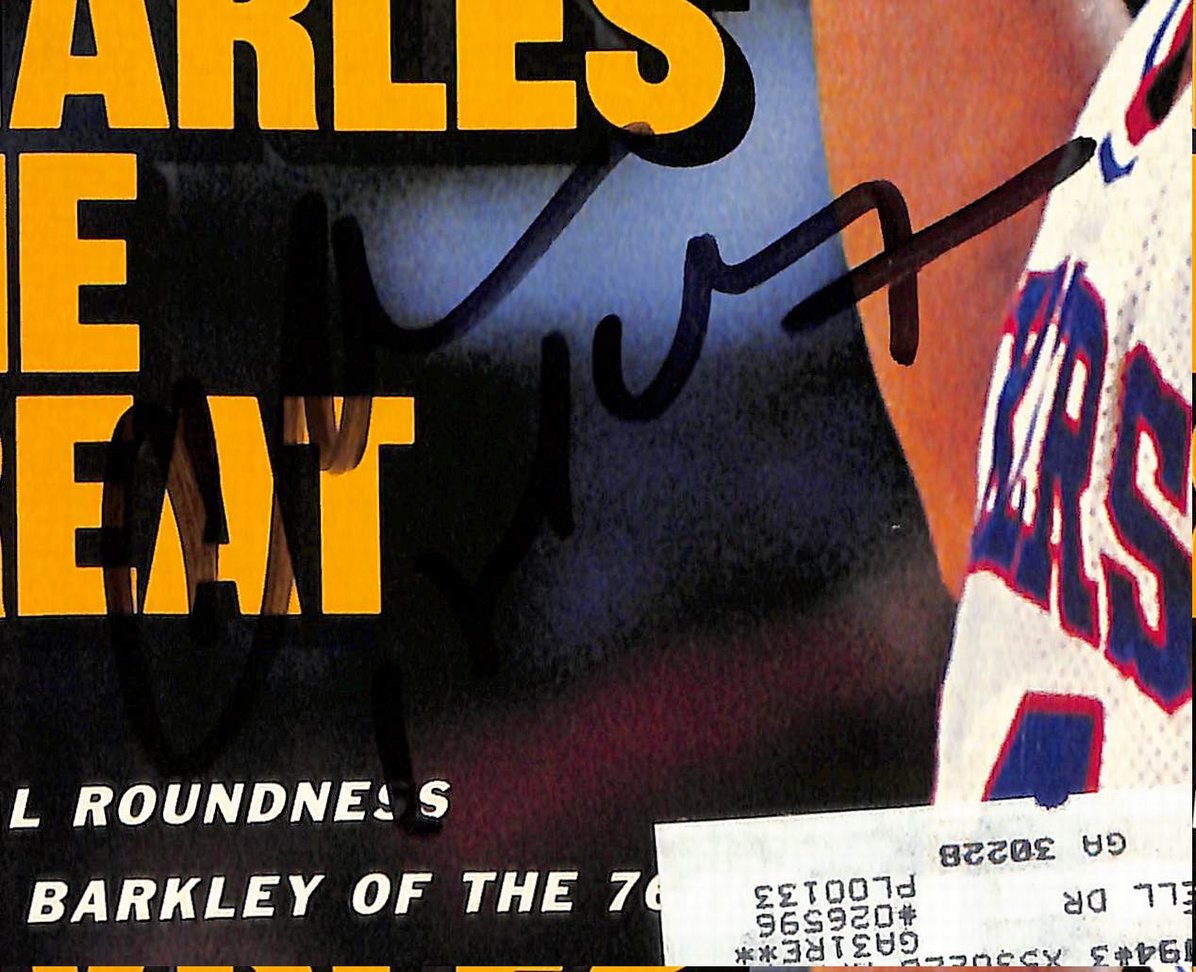 Charles Barkley HOF Signed/Autographed 1988 Sports Illustrated 76ers JSA 212907
