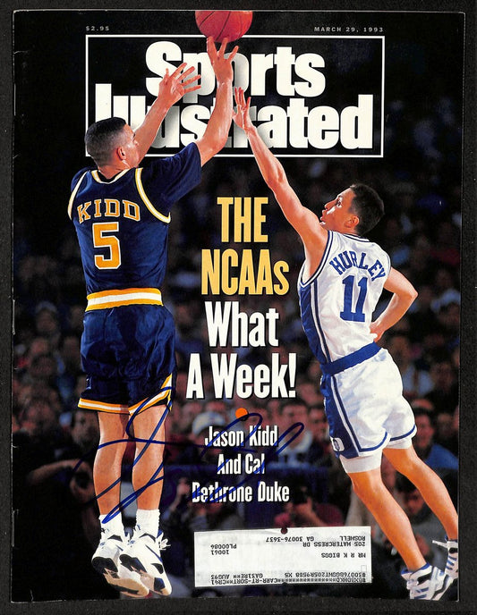 Jason Kidd HOF Signed/Autographed 1993 Sports Illustrated Cal JSA 212909