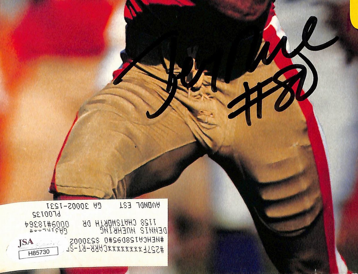 Jerry Rice HOF Signed/Autographed 1990 Sports Illustrated 49ers JSA 212924
