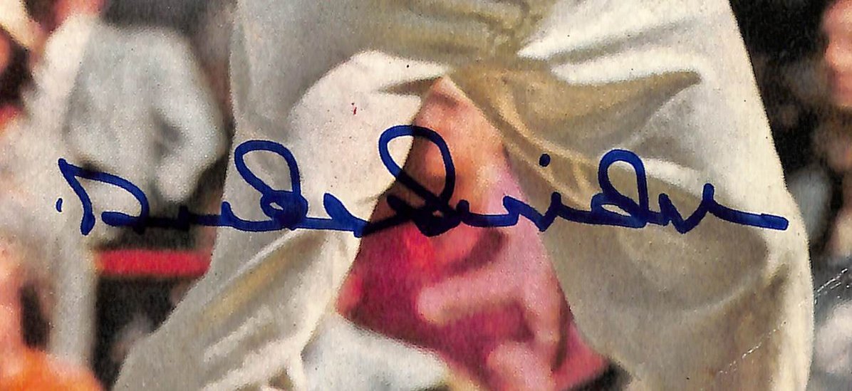 Duke Snider HOF Signed/Autographed 1955 Sports Illustrated Dodgers JSA 212927
