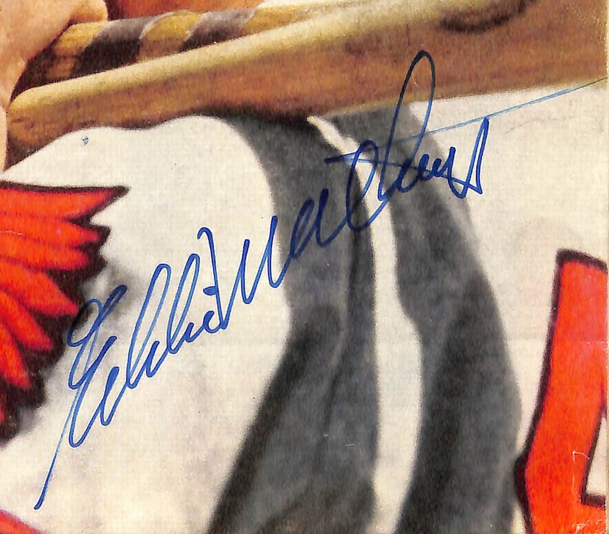 Eddie Mathews HOF Signed/Autographed 1958 Sports Illustrated Braves JSA 212931