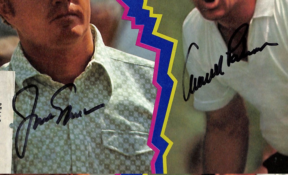 Jack Nicklaus & Arnold Palmer Signed 1970 Sports Illustrated Golf JSA 212933