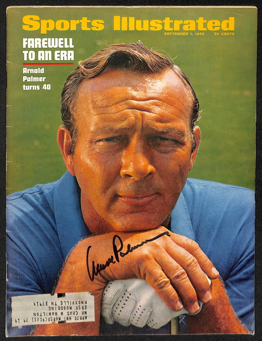 Arnold Palmer Signed/Autographed 1969 Sports Illustrated Golf JSA 212935