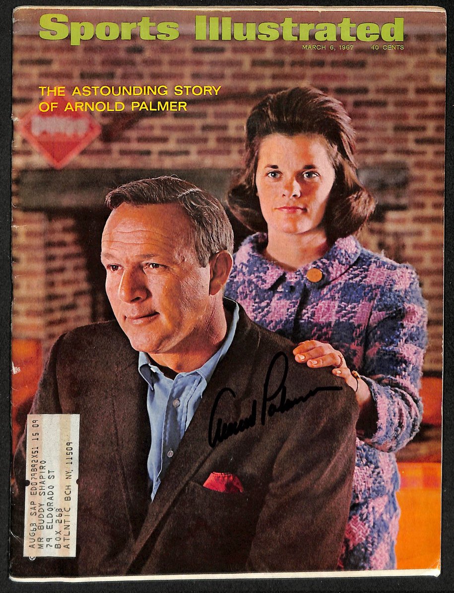 Arnold Palmer Signed/Autographed 1967 Sports Illustrated Golf JSA 212936