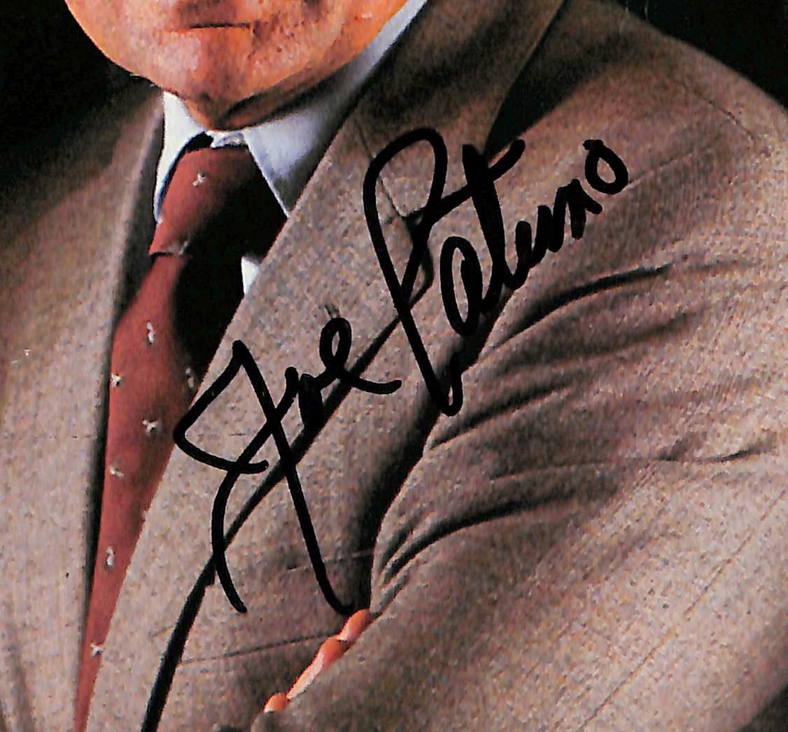 Joe Paterno Signed 1986 Sports Illustrated Newsstand No Label PSU JSA 212937