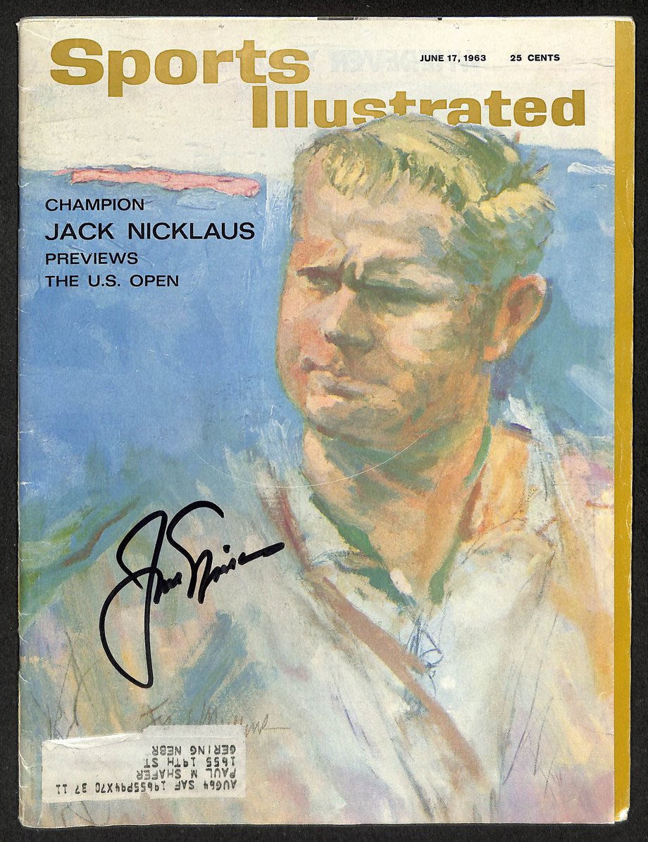 Jack Nicklaus Signed/Autographed 1963 Sports Illustrated Golf JSA 212940