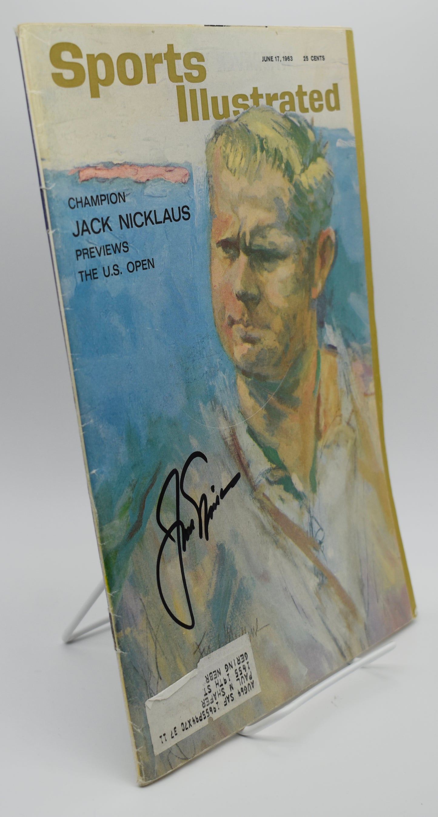 Jack Nicklaus Signed/Autographed 1963 Sports Illustrated Golf JSA 212940