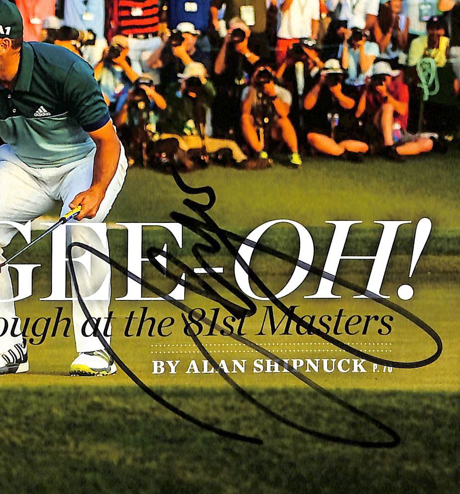 Sergio Garcia Signed 2017 Sports Illustrated Newsstand No Label Golf JSA 212942