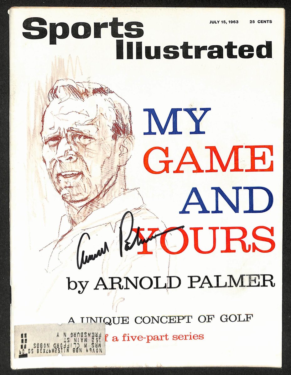 Arnold Palmer Signed/Autographed 1963 Sports Illustrated Golf JSA 212945
