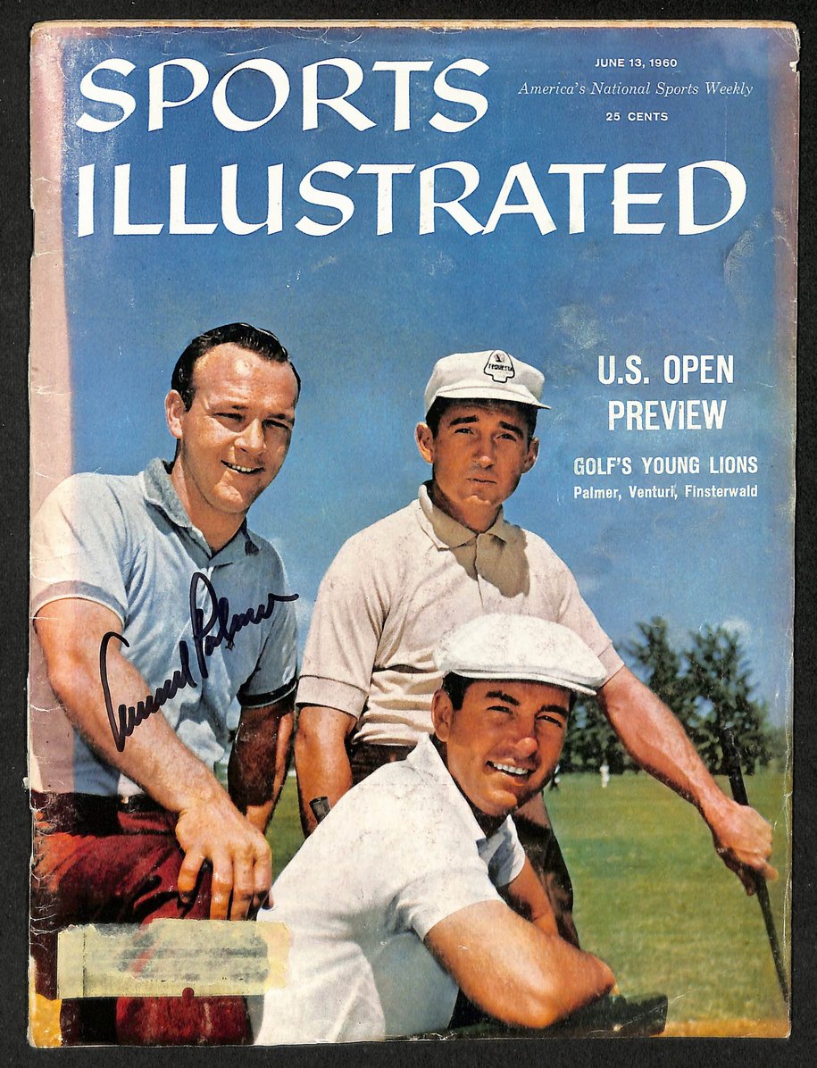 Arnold Palmer Signed/Autographed 1960 Sports Illustrated Golf JSA 212946