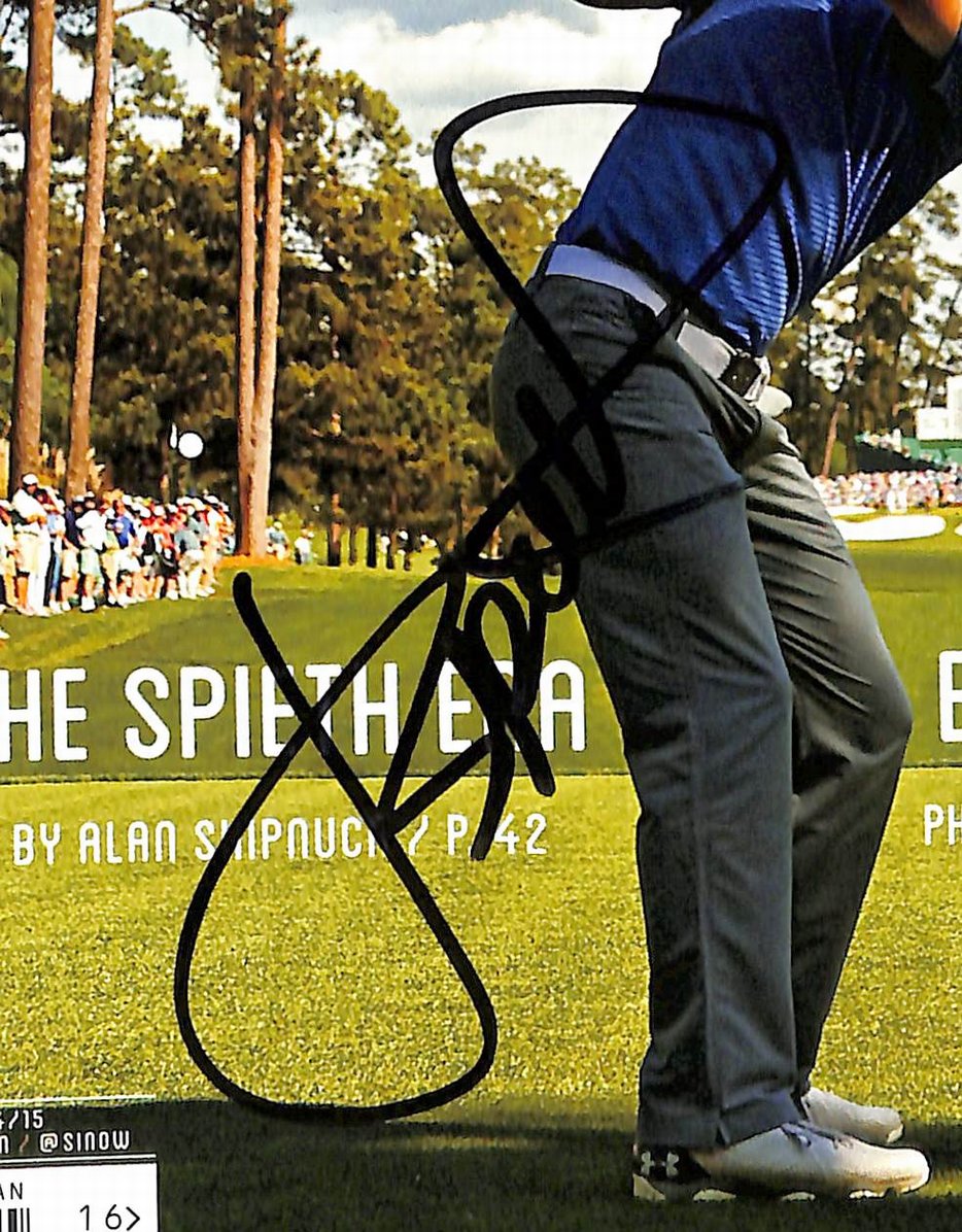 Jordan Spieth Signed 2015 Sports Illustrated Newsstand No Label Golf JSA 212949